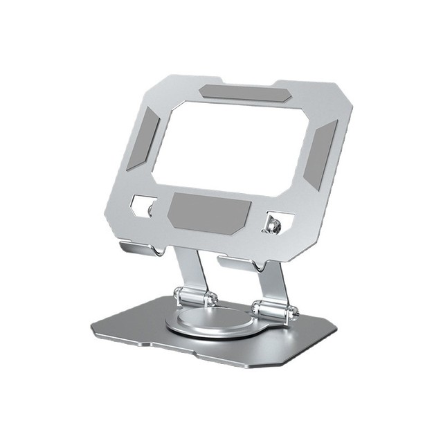 Metal Tablet Stand Desktop Rotatable Foldable Non-Slip Multi-Functional Holder Model P2 Made in China