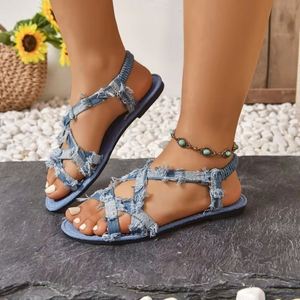 Sandalias Romanas de Moda para Mujer, Talla Grande, Ligeras, Cómodas, Antideslizantes, para Verano, Playa y Exteriores, 2026 - Product Image 2