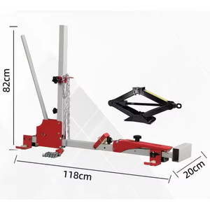 Outil de réparation de carrosserie automobile monté sur rail, kit de réparation de bosses robuste 3 en 1, puissance de traction pour la réparation de carrosserie automobile - Product Image 3