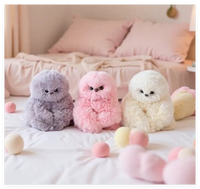 Poupée Kawaii Heal AI Hibou Mirumi, Robot Animal de Compagnie en Peluche, Peut Chantonner, Se Tourner la Tête, Apprend à Parler, Poupée Électrique, Jouet en Peluche, Breloque de Sac