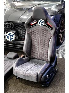 Accessori per Interni Auto di Alta Qualità, <span class=keywords><strong>Coprisedili</strong></span> in Vera Pelle e Microfibra per <span class=keywords><strong>Audi</strong></span> A4 A6 A7 A8 - Product Image 2