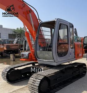 Mini-pelles Hitachi EX120 d'occasion 12 tonnes Japon Original en bon état avec moteur d'origine Engrenage Vente à bas prix! - Product Image 2