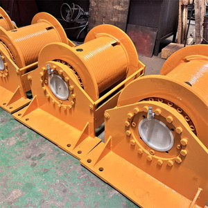 Single <strong>Drum</strong> <strong>Steel</strong> Hydraulic <strong>Winch</strong> 10000/11000/12000 Lbs 5t 5000kg 20m Rope US DOT Certified for Tractors/Boats/Yachts - Product Image 1