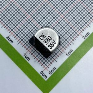 Factory Direct CK1V331M-CRG10 10*10.5 Capacitors SMD Electrolytic Capacitors 330uF 20% 35V - Product Image 1
