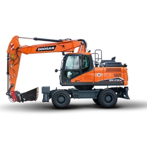 Excavadoras de Ruedas Usadas <span class=keywords><strong>Doosan</strong></span> DH210W de 21 Toneladas, Excavadora de Ruedas Coreana Original Dh150w-7 /dh210/140w/210w en Venta - Product Image 5