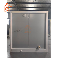 Toilettes et douches modulaires intégrées personnalisées en panneaux sandwich préfabriqués pour camping extérieur et chantiers de construction