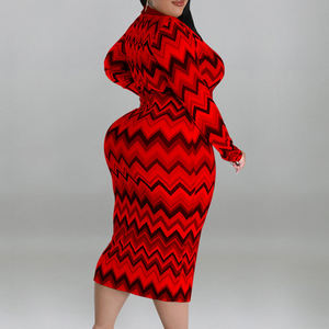 Ropa de verano <span class=keywords><strong>2022</strong></span> de talla grande para fiesta, vestidos caftán de manga larga para mujer africana Dashiki estampado/ - Product Image 1