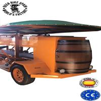 Vélo à bière à pédales pour fêtes en gros, vélo de tourisme, groupe de fêtes, vélo mobile, chariot, vélo électrique, vélo de bière