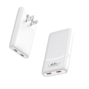 ที่ชาร์จ Gan แบบบางเฉียบ65วัตต์ปลั๊ก2พอร์ตแบบพับได้ติดผนังเรียบสำหรับ Macbook Pro Max <span class=keywords><strong>Xs</strong></span> สำหรับ <span class=keywords><strong>iPhone</strong></span> iPad สำหรับ Samsung Latop ที่สะดวกสบาย - Product Image 5