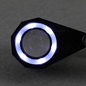 MG7801 10x Triplet <b>Magnifier</b> with LED <b>Light</b>, 21mm Jeweler Illuminated Loupe Professional - Product Image 3