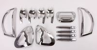 Kit d'accessoires de voiture en plastique chromé pour roland Navara D40, L200, BT50, livraison gratuite