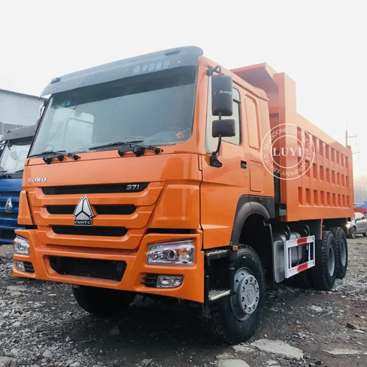 उच्च गुणवत्ता Howo फिर से समाप्त डंप ट्रक 371hp 375 हिमाचल प्रदेश 420hp बिक्री के लिए sinotruck 30 घन लिफ्ट धुरा