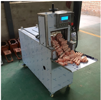 Machine à trancher la viande congelée avec moteur pour ventre de porc, bœuf, mouton, grand bacon, machine à trancher la viande congelée
