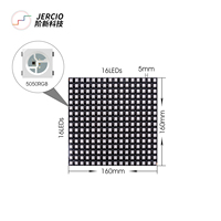 Anenjery — panneau LED numérique Flexible, 16x16/256 Pixels, WS2812B, éclairage Programmable, individuellement