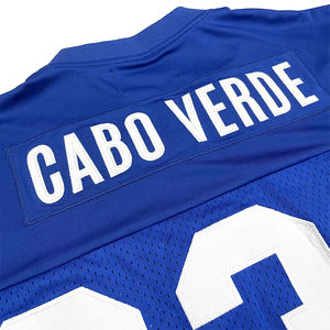 เสื้อฟุตบอลอเมริกันโพลีเอสเตอร์ออกแบบได้ตามต้องการเสื้อฟุตบอลระบายอากาศได้ดีแห้งเร็วขนาดใหญ่ - Product Image 6