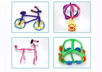 Tiges de Chenille DIY, Nettoyeurs de Tuyaux en Fil Pelucheux pour Bouquet de Fleurs, Bâtonnets Torsadés, Jouets Éducatifs pour Enfants, Loisirs Créatifs Manuels