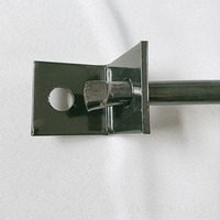 Ancre en acier pour asphalte avec finition peinture poudrée, dimensions et applications personnalisables pour camping en extérieur, vergers, serres
