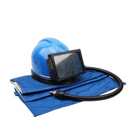 Casque de sablage, capot de sablage abrasif, équipement de protection pour le sablage industriel
