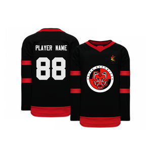 사용자 정의 승화 아이스 하키 저지 폴리에스터 하키 저지 저항 팀 아이스 하키 유니폼 - Product Image 5