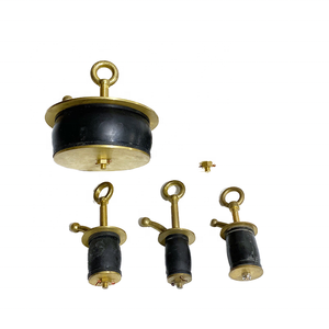 MARINE Brass Scupper Plugs Deck Drain Plug With Hole Neoprene Seal Rubber Tube 85-110mm Ship <b>Yacht</b> Boat Hardware Brass Drain Plu - Product Image 6