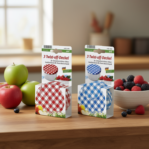 Couvercles à vis Deti Twist Off 82 mm, lot de 3, pour bocaux à vis, qualité supérieure, fabriqué en Allemagne - Product Image 3