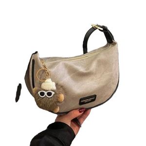 Bolso bandolera retro de gamuza para mujer con correa ancha ajustable - Product Image 1