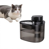 Fontaine à eau automatique pour chat, grande capacité, détection de mouvement intelligente, sans fil, alimentée par batterie, pour chiens et chats, 700g