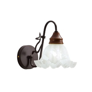 Lampe murale florale de style américain, Source de lumière Led E14, commande par interrupteur, pour couloir, salon, chambre à coucher - Product Image 5