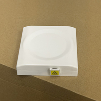 Mini boîtier de terminaison FTTH en fibre optique, prise de terminaison intérieure en plastique pour SC/APC, prend en charge la configuration 1 ou 2 ports