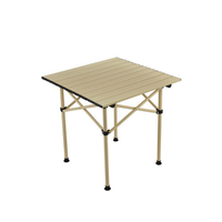 Table pliante de haute qualité en alliage d'aluminium pique-nique et camping pliable et adapté aux voyages pour rouler les gâteaux en plein air
