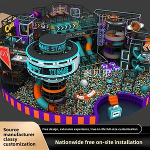 Castillo de Juegos Interior, Paraíso Infantil, Área de Juegos para Niños, <span class=keywords><strong>Parques</strong></span> de Diversiones Grandes y <span class=keywords><strong>Pequeños</strong></span>, Trampolines para Centros Comerciales - Product Image 4