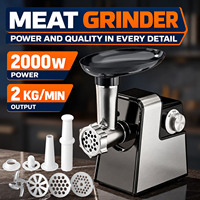 Penggiling Daging Listrik dengan Casing Stainless Steel untuk Importir, Pemotong Sayuran, Penggiling Makanan, Produsen Pabrik Bersertifikasi CE CB RoHS OEM ODM