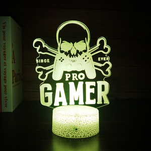 Gaming Room Desk Setup Lighting Decor Custom Photo Creative RGB 7/16 Colors LED Base 3d Illusion Anime Acrylic 3D Night <b>Light</b> - Product Image 4