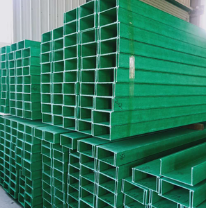 รางเคเบิล FRP จากโรงงานโดยตรง, รางสายไฟฉนวนกันไฟสำหรับโรงงานเคมี, ขนาดตามสั่ง - Product Image 3