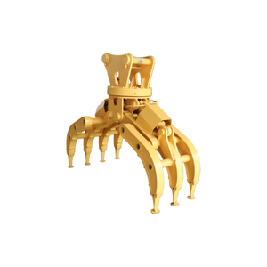 Accesorios de garra mecánica personalizados para excavadora: motor, bomba y engranajes para maquinaria de construcción con rotación de 360° y garra para madera - Product Image 4
