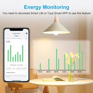 ปลั๊กไฟอัจฉริยะ Antela Smart Power Plug Eu 16A Wifi Matter พร้อมระบบตรวจสอบพลังงาน ใช้งานร่วมกับ Alexa และ Google Home รองรับปลั๊กอเนกประสงค์ - Product Image 4