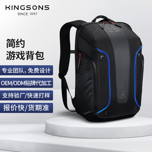 Kingsons <b>Student</b> <b>Backpack</b> 15 Inches Large Capacity Laptop Bag Unisex Black Travel <b>Backpack</b> - Product Image 5