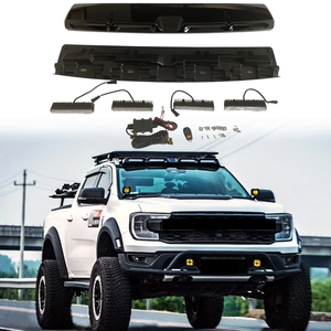 车顶灯适用于福特 <span class=keywords><strong>Ranger</strong></span> T9 2023-2026 亮黑色顶灯 LED 灯组 - Product Image 1