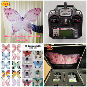 Dron Mariposa Biónica con Control Remoto SMS, Luces LED y Alas Aleteantes, Aeronave Mariposa Voladora para Bodas y Espectáculos Escénicos - Product Image 6