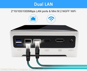 Mini PC de 11. ª generación Intel Core i7 1165G7 1065G7 i5 1135G7 1035G4, computadora de escritorio, pantalla Dual, <span class=keywords><strong>dos</strong></span> LAN, todo en juegos, Mini PC - Product Image 3
