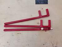 Clé à valve antidérapante chromée de type F, anti-explosion, de qualité professionnelle, taille personnalisée, avec couple maximal de 1000 lb-pi (impérial)