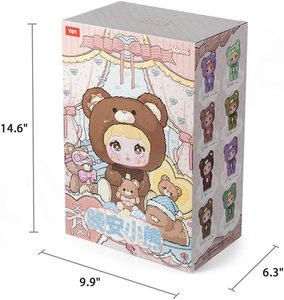 Figura de PVC Auténtica Nommi Glutinous Rice Bear 400%, Personaje de Anime, Animal Congelado, Juguete de Dibujos Animados, Regalo Unisex, Caja Misteriosa - Product Image 3