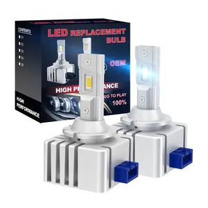 2024 Novo kit de conversão de lâmpadas automotivas LED para faróis de refrigeração super rápida OEM 100% plug substituição 6000k D8S