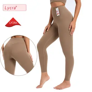 Woman New Autumn Full Length High Waist No Front Seam Workout Tights Premium Quality Real Lycra Running Leggings 2022