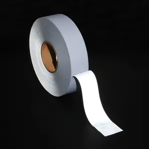 Factory Price High Visibility Industrial Wash Silver Reflective Stripe Safety Fabric Tape For Safety Jackets