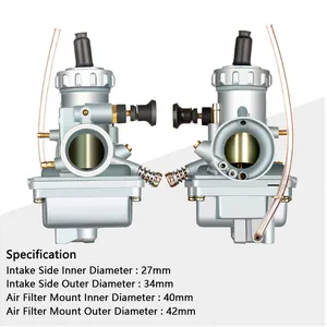 Carburatore moto 27mm per Yamaha grande ruota 200 BW200 BW200E DT100 DT125 DT175 MX175 RT100 RT180 TTR125 carburatore