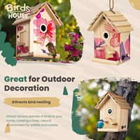 Kit de nichoir en bois pour oiseaux DIY