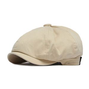 หมวกเบเร่ต์ขายส่งสำหรับทุกเพศ หมวกแก๊ป หมวกกอล์ฟ หมวกกันแดด หมวกแฟชั่น หมวกเบเร่ต์ผ้าฝ้าย หมวกเบเร่ต์ลำลอง หมวกเบเร่ต์ทรงนิวส์บอย - Product Image 5