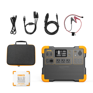 Station d'alimentation portable 2200W 1536WH, générateur solaire avec 13 prises, idéal pour les voyages - Product Image 3