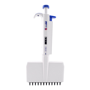 Veidt Weighing QIUJING Laboratory Manual Adjustable Pipette 12-<b>Channel</b> 8-<b>Channel</b> Micropipette Pipettor 0.5-300l Microliter - Product Image 1